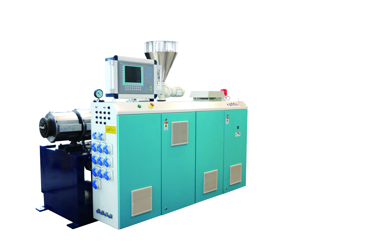 Extrudeuse plastique conique à double vis