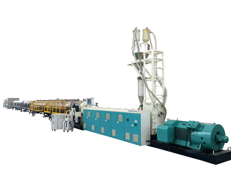 Flux de processus de la ligne d'extrusion de tuyaux PE